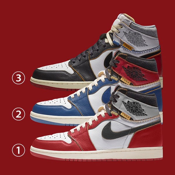 Union LA Nike Air Jordan 1 Replica High OG 3 Colors HV8563600 Union LA Nike Air Jordan 1 Replica High OG 3 Colors HV8563600