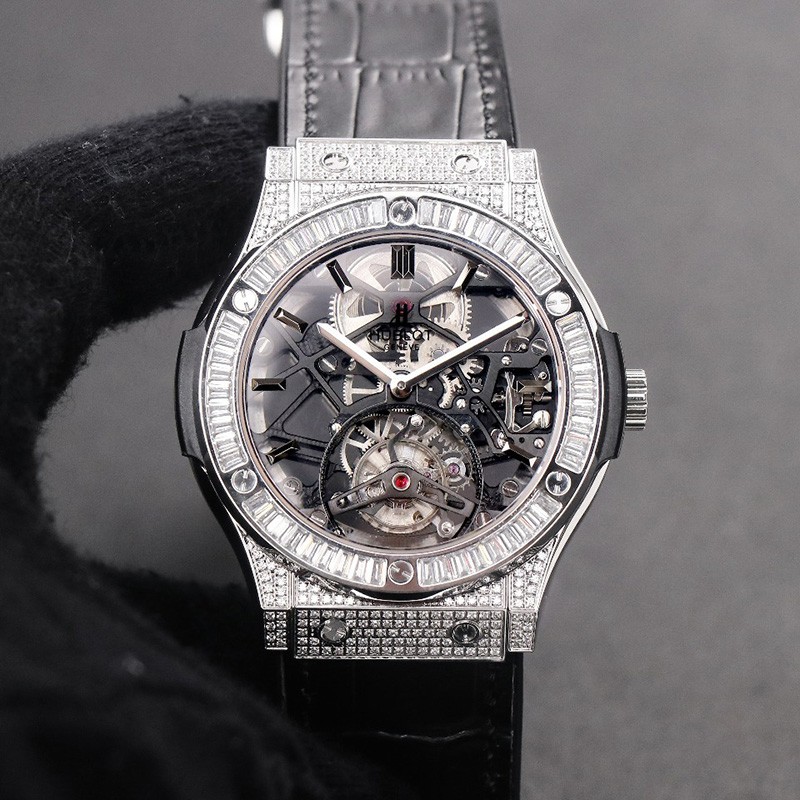 Want it? Ultra-limited? Hublot Replica Classic Fusion Tourbillon Titanium Diamond 505.NX.0170.NX.3904