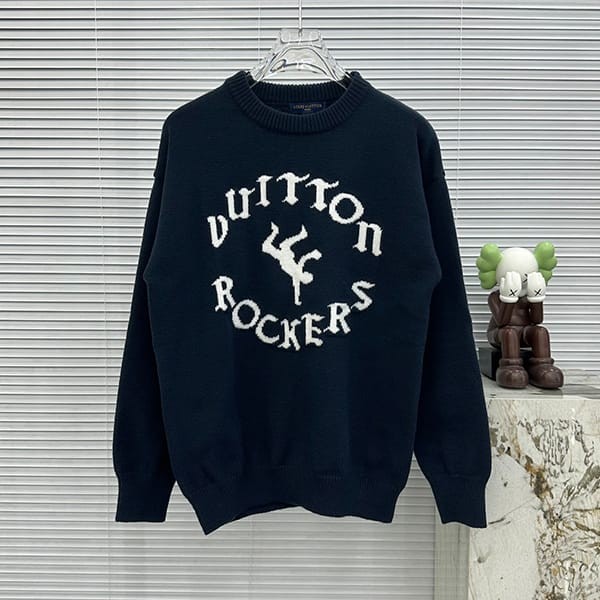 Louis Vuitton patch crew neck sweater replica vuq88050