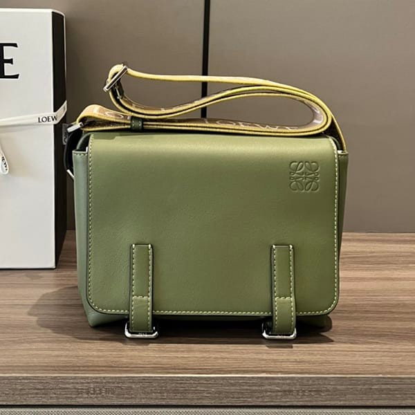 High-end brand Loewe replica military messenger bag XS log79784