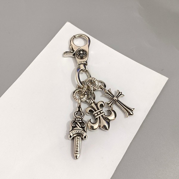 10Chrome Hearts Copy 10 [CH Cross Key Ring] ◆ CH Dagger Kul63505