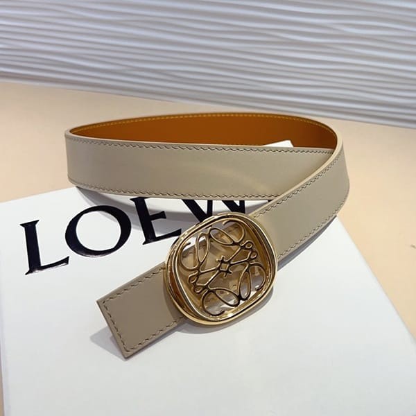 Very popular: Loewe Anagram reversible ellipse belt lot61395 Very popular: Loewe Anagram reversible ellipse belt lot61395
