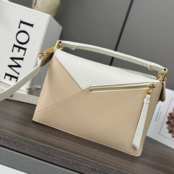 Immediate delivery Loewe Satin Calf Replica Puzzle Edge Shoulder Bag Small loh19746