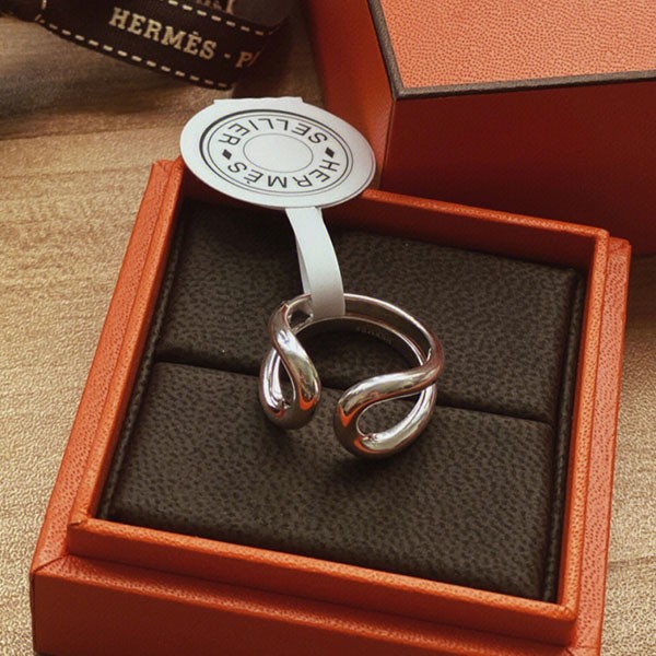 Popular Hermes Ring Lima PM Silver Ring H104834B