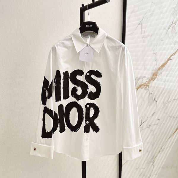 MISS Dior replica blouse shirt [with striking logo] 451B28A3433