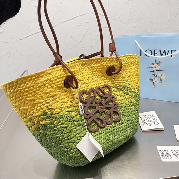 [Very convenient] Loewe Anagram Basket Bag Replica lou34856
