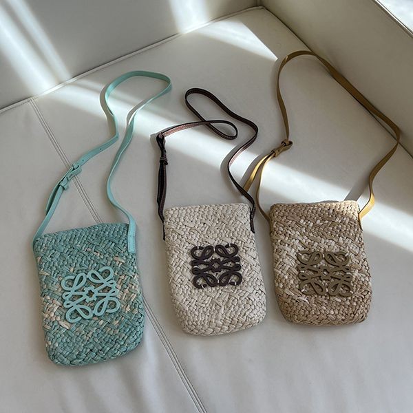 Loewe Square Pocket Basket Shoulder Bag Replica C630G35X02 Loewe Square Pocket Basket Shoulder Bag Replica C630G35X02