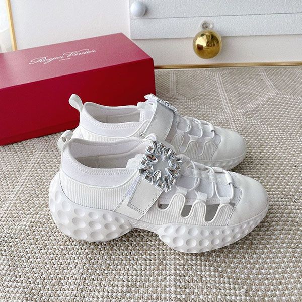 n grade Roger Vivier Viv Run Light fabric sneakers ror33752