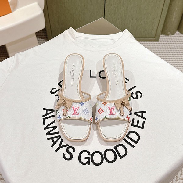 Junjun-sama ★ Louis Vuitton Monogram Ribbon Sandals Replica vuj59877