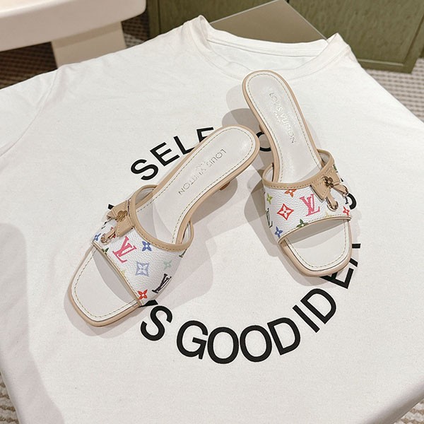 Junjun-sama ★ Louis Vuitton Monogram Ribbon Sandals Replica vuj59877