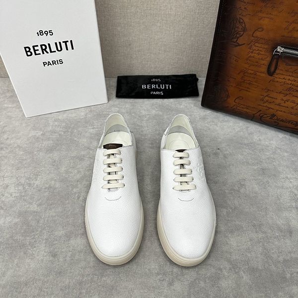 Berluti Replica Eden Scritto Leather Sneakers Lace-up bem61741