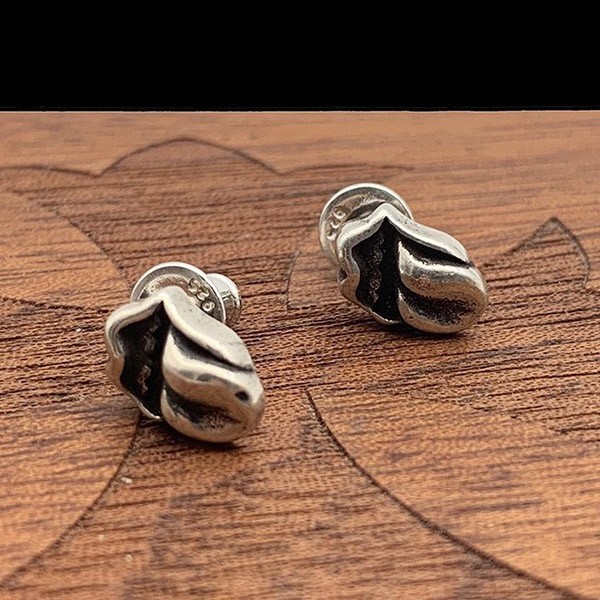 Chrome Hearts Replica Silver 925 Rolling Stones Lip & Tongue Earrings Kua16960