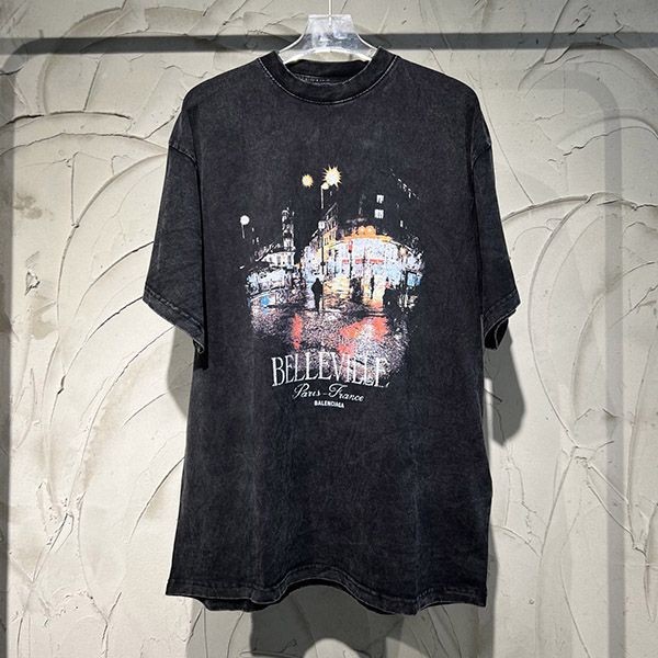 Very popular! Balenciaga Belleville oversized T-shirt replica bae27368 Very popular! Balenciaga Belleville oversized T-shirt replica bae27368