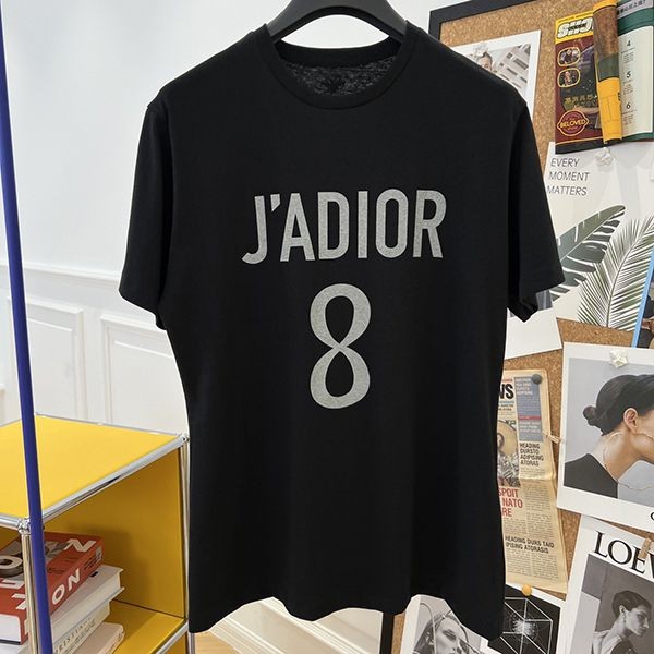[Cute? New] Dior JA Dior 8 Short Sleeve T-shirt Fake 213T03TC001