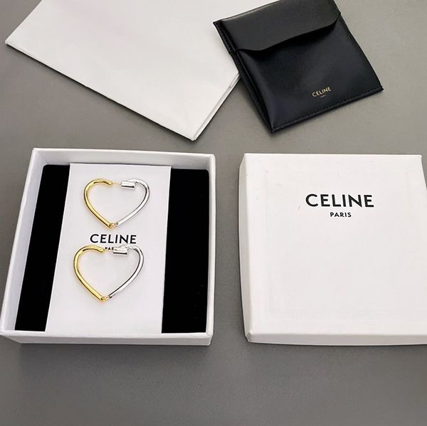 Classic [Women's dream ☆] Celine heart-shaped earrings 599302831
