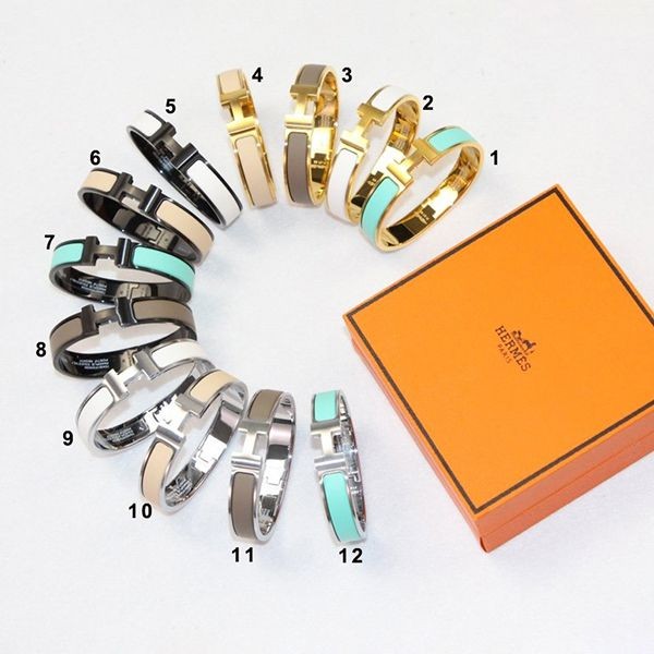 Rare new item ☆ Hermes bracelet Click H copy erb10773