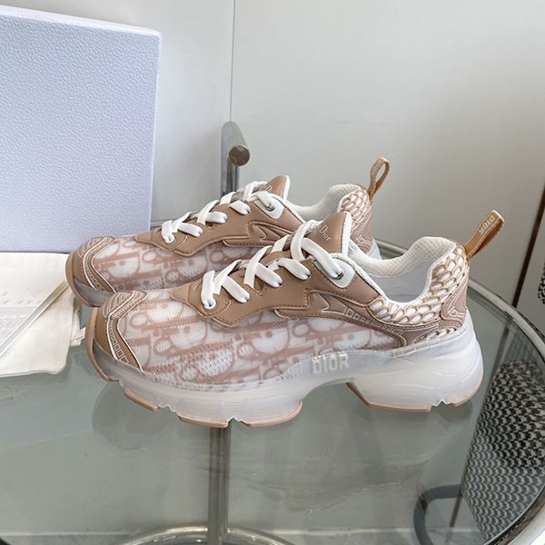 [24SS New Arrival? Nude Color] Dior Vibe Oblique Sneakers Replica KCK365OBU