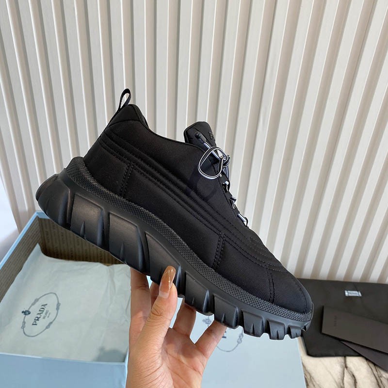 Sold out Prada Double Wheel Nylon Gabardine Sneakers pul83239