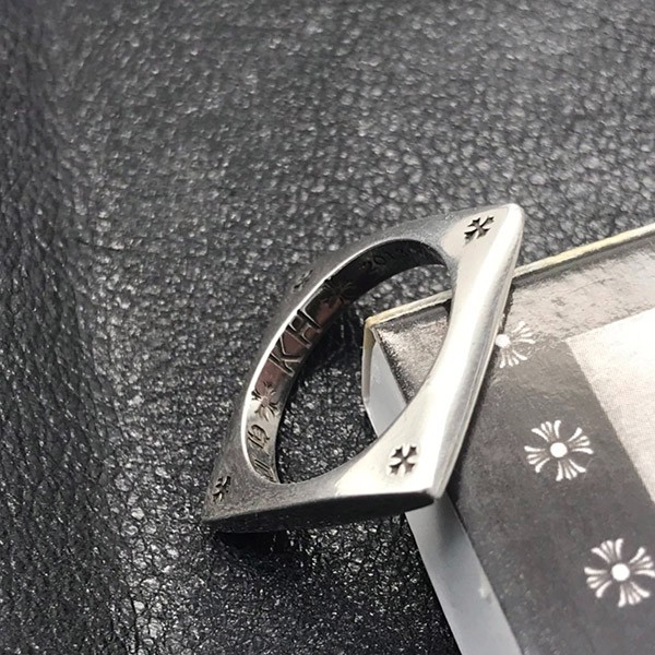 CHROME HEARTS CH PLUS SQUARE RING COPY SILVER KUQ61693