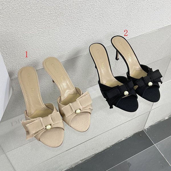 Dior fried grosgrain mules replica deo40018