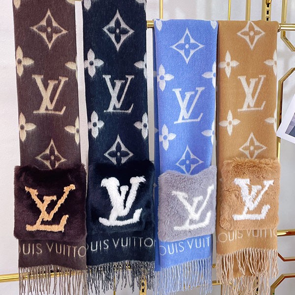 [Autumn/Winter Item]Louis Vuitton Replica Echarpe Cold Reykjavik Scarf (4 Colors) M76342