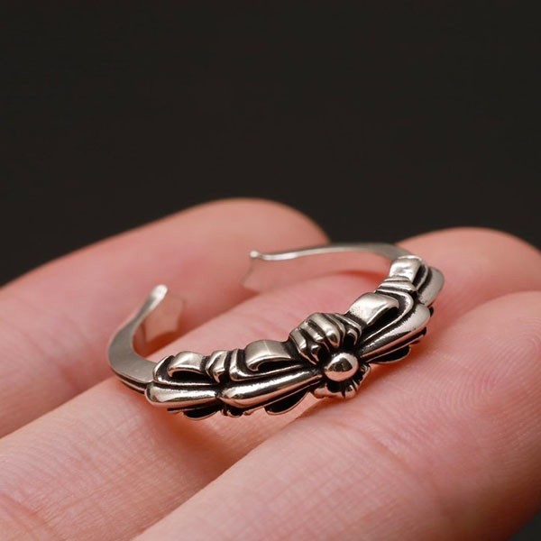 Chrome Hearts Replica Double Floral Cross Ring Kul20584
