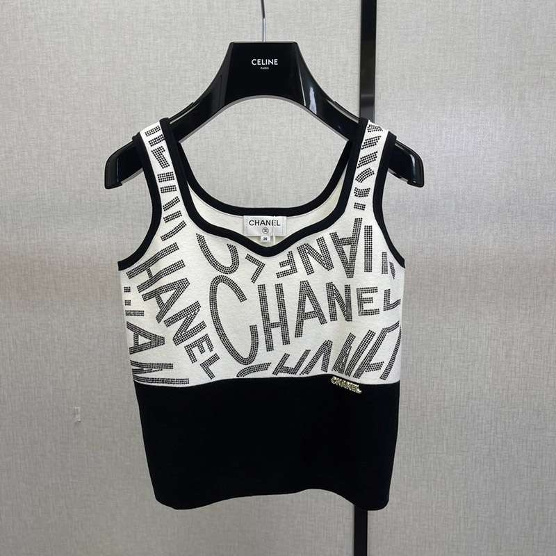Love at first sight? Fake Chanel Icon Logo Camisole shw67881
