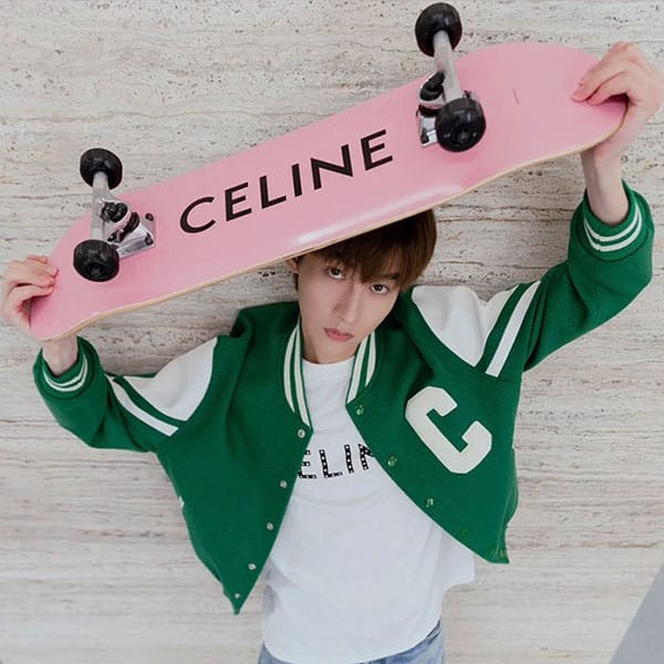 Latest and stylish Celine logo printed wooden skateboard replica Cei14335 Latest and stylish Celine logo printed wooden skateboard replica Cei14335