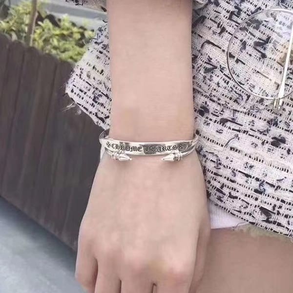 Hard to find Chrome Hearts silver bracelet replica unisex Kuj38758