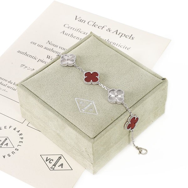 Van Cleef & Sachs Replica Vintage Alhambra Bracelet, 5 Motifs var16487