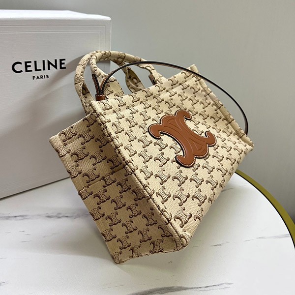 ■Celine replica■Small Cabas Thais Triomphe canvas print 199162EZ6