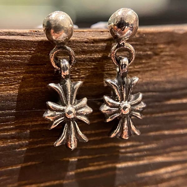 No.1 popular Chrome Hearts CH Plus drop earrings, 925 silver, fake vuz13960 No.1 popular Chrome Hearts CH Plus drop earrings, 925 silver, fake vuz13960