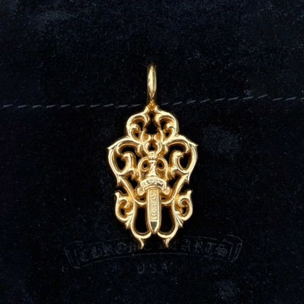 High quality Chrome Hearts Vine Dagger Charm fake Kuh82527