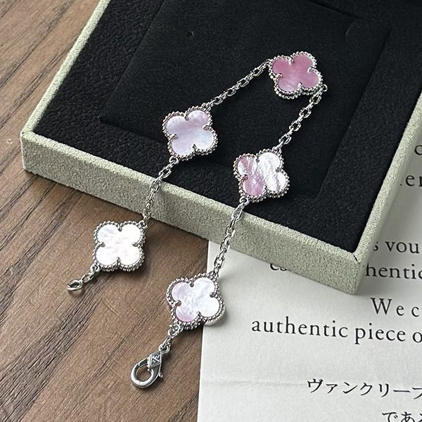 Van Cleef Alhambra replica bracelet 5 motifs vaj23743