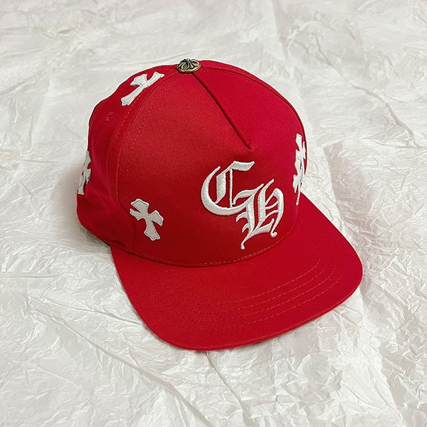 Chrome Hearts Replica Cross Patch Baseball Hat Red Hat Kun19863