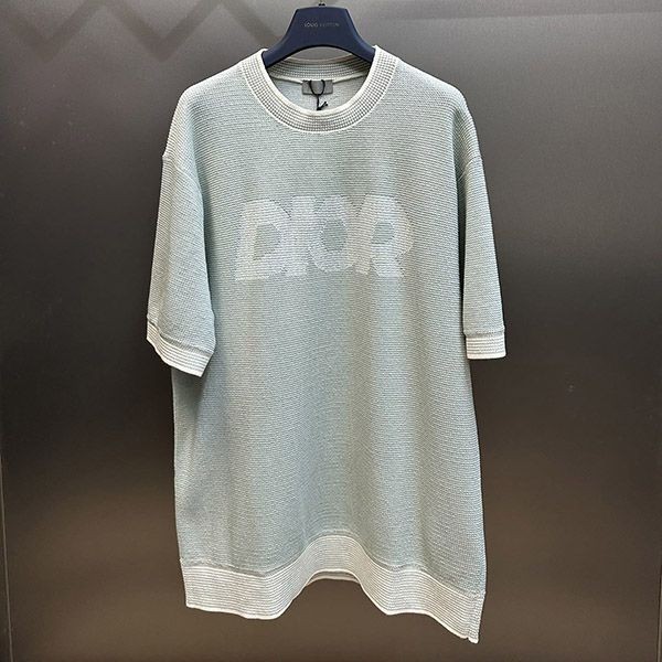 Dior Logo Tramart Knit Fake T-Shirt ded29695