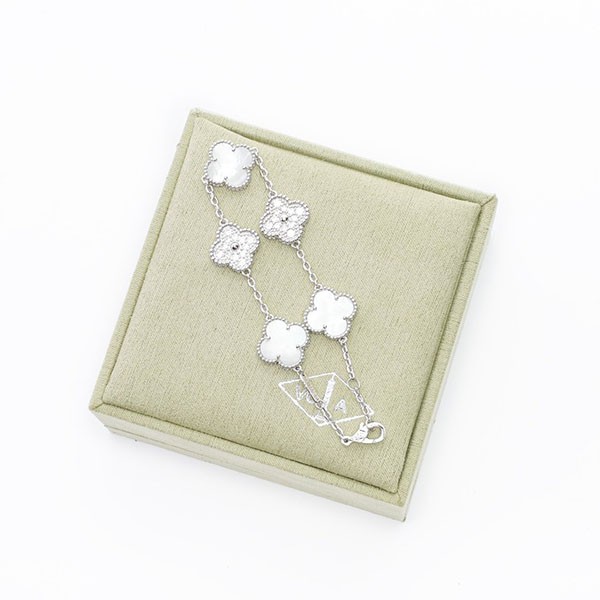 Extremely rare! Cheap Van Cleef & Arpels vintage Alhambra bracelet, 5 motifs vab36191 Extremely rare! Cheap Van Cleef & Arpels vintage Alhambra bracelet, 5 motifs vab36191