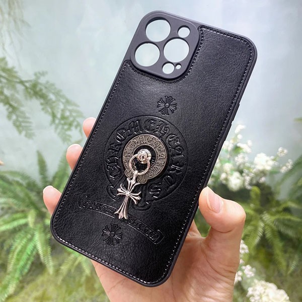 iphone15/15pro case copy chrome hearts trendy iphone case brand men's smartphone case Kuw43892