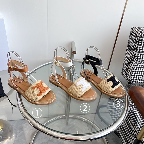 Celine Limpia Flat Strap Sandals Replica 3 Colors 352402248C Celine Limpia Flat Strap Sandals Replica 3 Colors 352402248C
