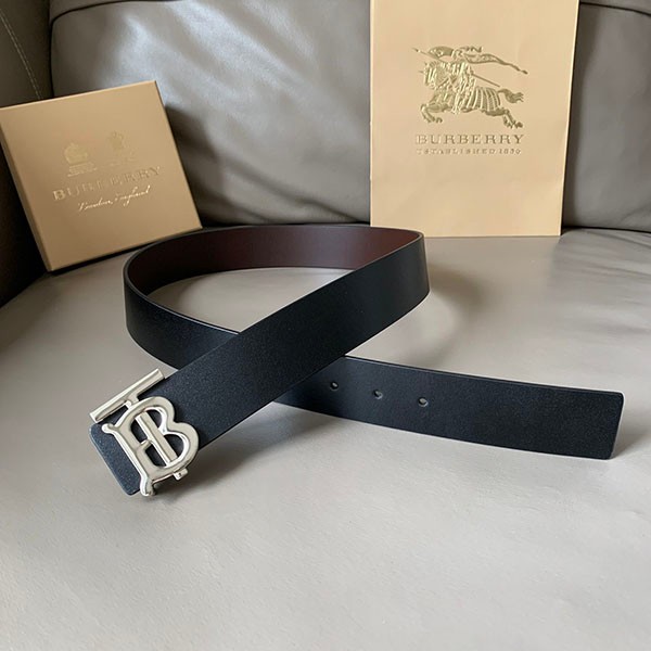 Burberry Monogram Buckle Leather Belt Replica Bau56833