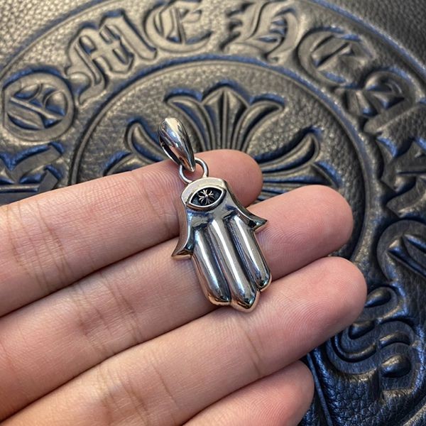 Must-have! Chrome Hearts Hermosa Pendant N-grade Charm Necklace Silver Kuy53897