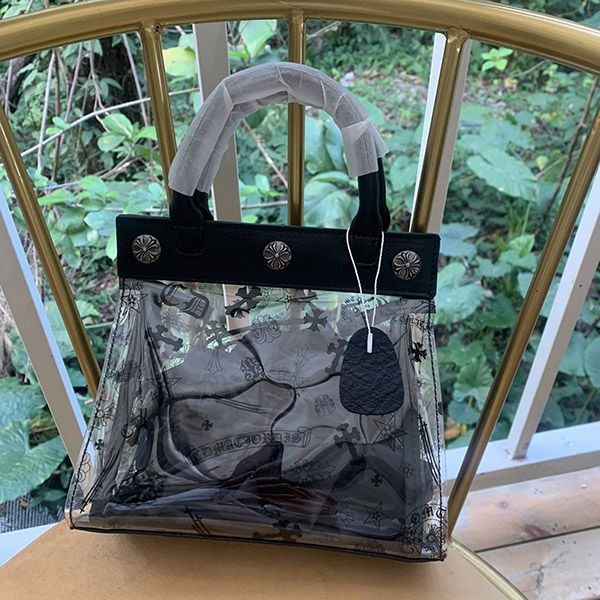 Perfect as a gift CHROME HEARTS Clear Fake Mini Tote Bag Kuk32268