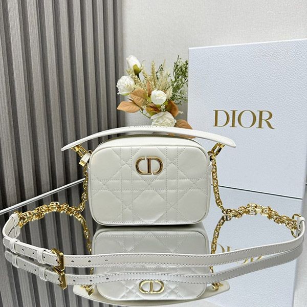 Super low price! Dior Caro Top Handle Camera Bag Small del90930