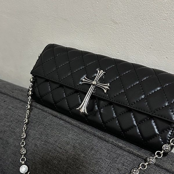 Extremely rare! CHROME HEARTS WOC Chain Wallet Kui28090