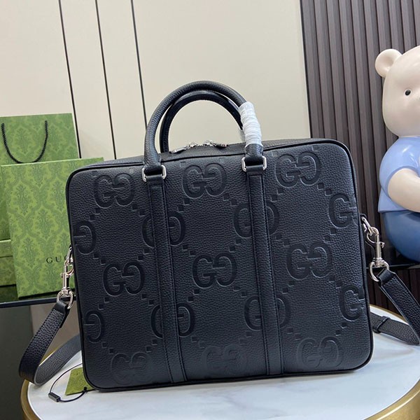 New [Gucci Replica] Jumbo GG Briefcase 792264