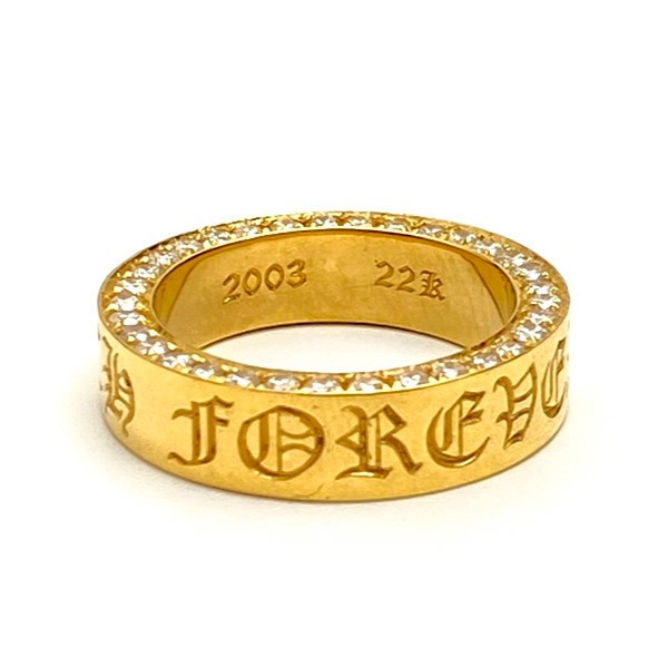 Rare Chrome Hearts Spacer Ring Replica Forever 22K Diamond Kub75993 Rare Chrome Hearts Spacer Ring Replica Forever 22K Diamond Kub75993