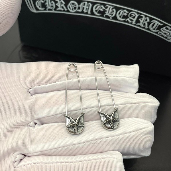 Chrome Hearts Safety Pin Earrings Replica Kug37508