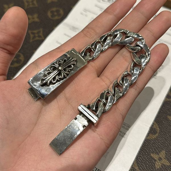 Chrome Hearts Floral Cross ID Bracelet N Grade Kum07692