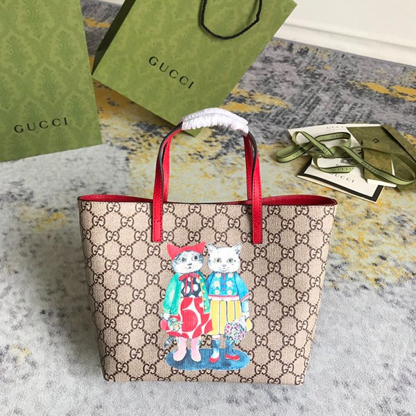 Gucci collaboration cat illustration tote bag copy guk71129 Gucci collaboration cat illustration tote bag copy guk71129