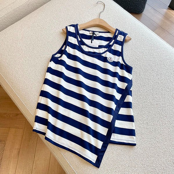 Moncler Striped Logo Tank Top Replica J10938P0000 Moncler Striped Logo Tank Top Replica J10938P0000